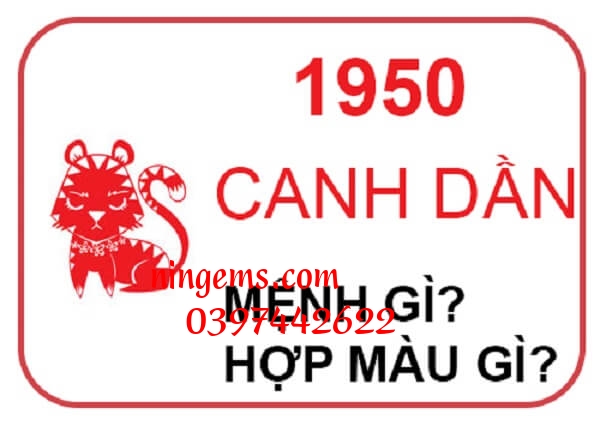 Sinh năm 1950 mệnh gì?