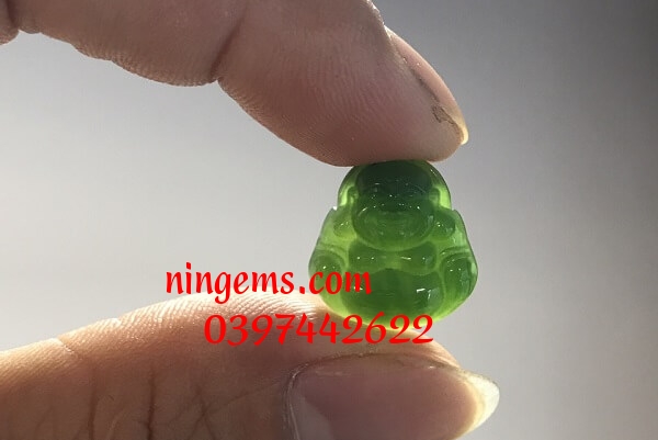 Phật di lạc ngọc bích ngọc nephrite.