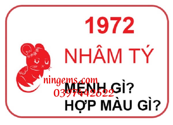 Sinh năm 1972 mệnh gì?