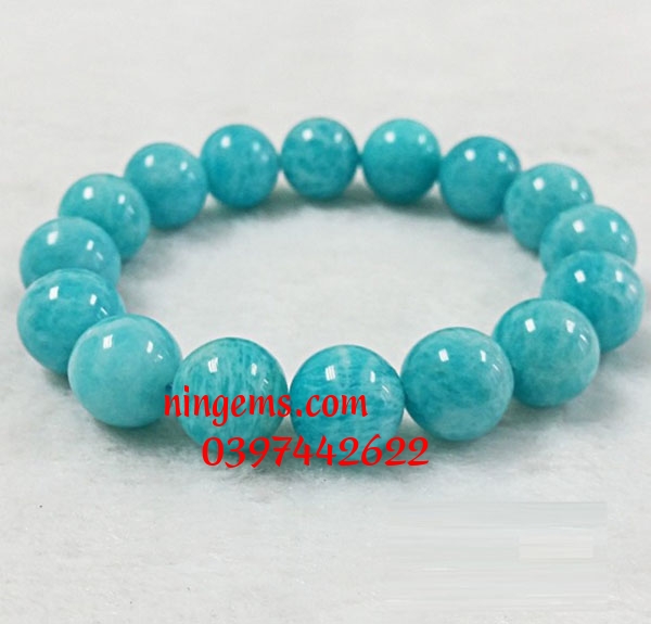 Vòng đá Amazonite hợp với người cung mệnh thủy và mộc